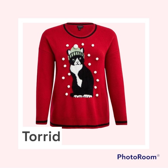 BNWT Torrid Pullover Crew Neck Sweater - Picture 1 of 7